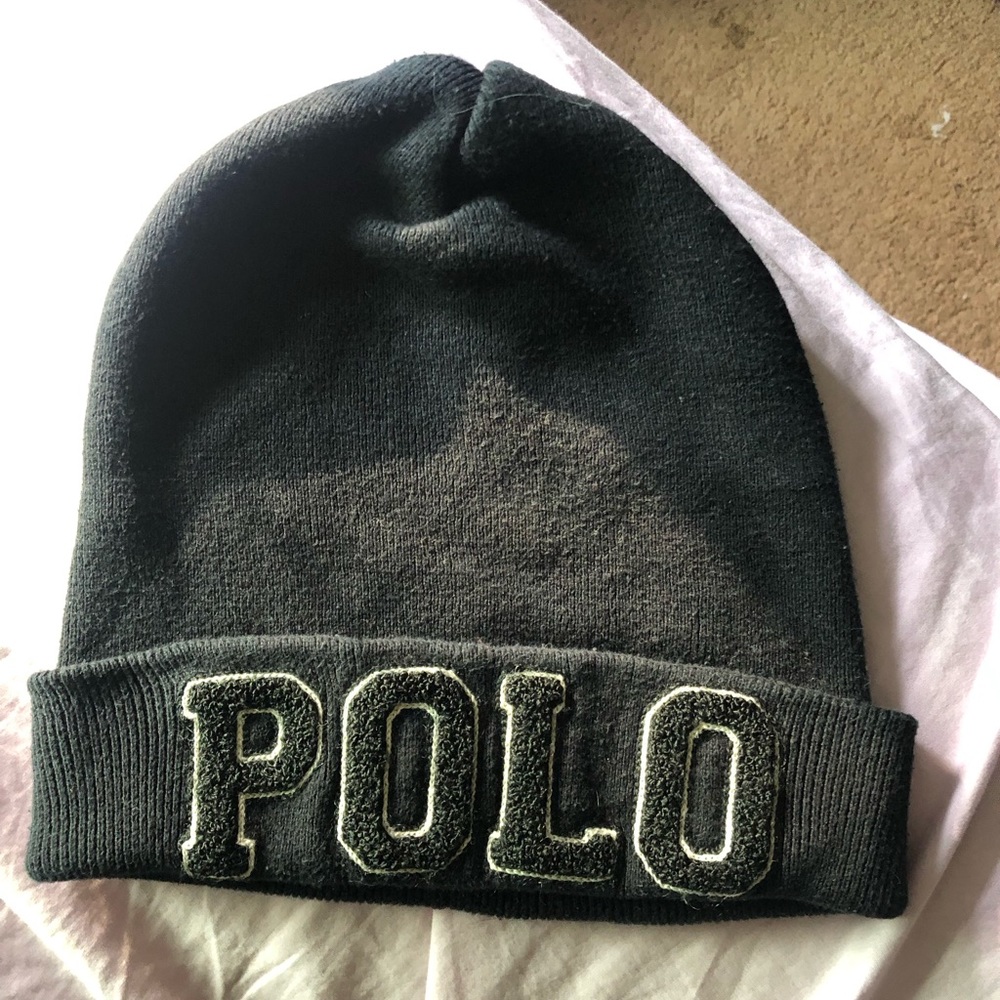 Polo Ralph Lauren Black Beanie Hat